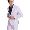 thumbnail image 1 of Bar Iii Mens Slim fit Suit Jacket Blazer 44 R Lavender Purple Solid Linen, 1 of 1
