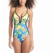 Bar Iii Womens V-Wire One-Piece Swimsuit, Created for Macys - Multi