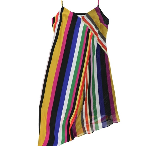 Bar Iii Womens Aymmetrical A-Line Dress