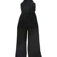 thumbnail image 1 of Bar Iii Womens Black Sheer Jumpsuit, 1 of 2