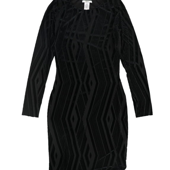 Bar Iii Womens Burnout Bodycon Dress
