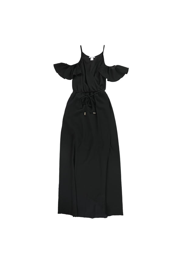 Womens Cold Shoulder Maxi Dress