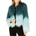 thumbnail image 1 of Bar Iii Womens Crinkle Faux Fur Jacket, 1 of 2