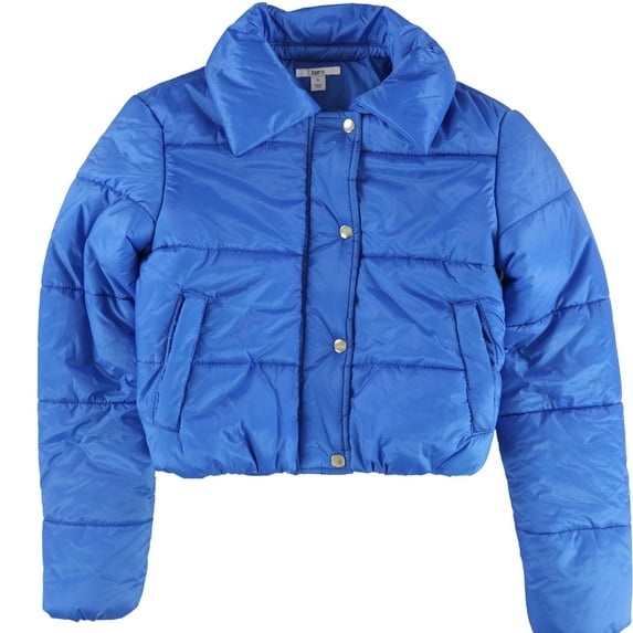 Bar Iii Womens Cropped Puffer Jacket