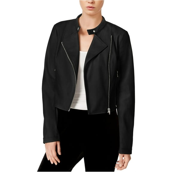 Bar Iii Womens Croppped Motorcycle Jacket