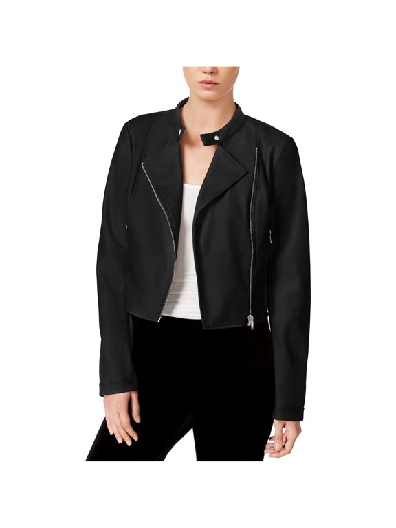 Womens Croppped Motorcycle Jacket