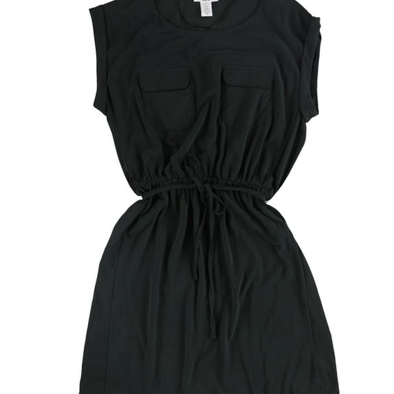 Bar Iii Womens Cuffed Fit & Flare Dress