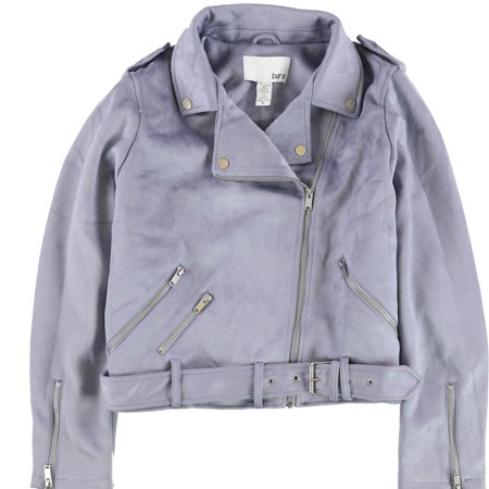 Bar Iii Womens Faux Suede Motorcycle Jacket