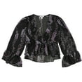 thumbnail image 1 of Bar Iii Womens Floral Pullover Blouse, 1 of 2