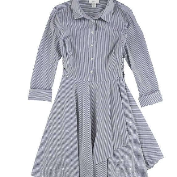 Bar Iii Womens Flounce Shirt Dress