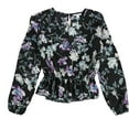 thumbnail image 1 of Bar Iii Womens Glamour Peplum Blouse, 1 of 2