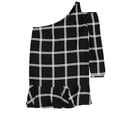 thumbnail image 1 of Bar Iii Womens Grid One Shoulder Dress, 1 of 2