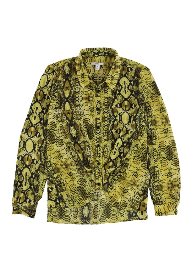 Womens High Low Snake Print Pullover Blouse