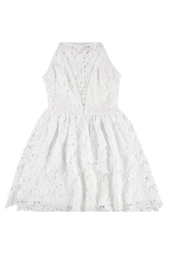 Womens Illusion Fit & Flare Dress