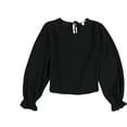 thumbnail image 1 of Bar Iii Womens Keyhole Pullover Blouse, 1 of 2