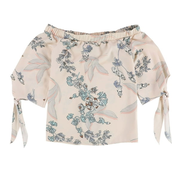 Bar Iii Womens Knot Knit Blouse