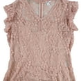 thumbnail image 1 of Bar Iii Womens Lace Pullover Blouse, 1 of 2
