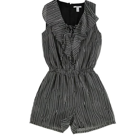 Bar Iii Womens Lace Up Romper Jumpsuit