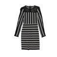 thumbnail image 1 of Bar Iii Womens Mesh Insert Bodycon Dress, 1 of 2
