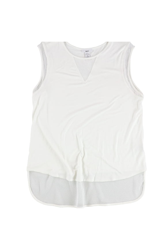 Womens Mesh-Inset Embellished T-Shirt