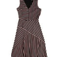 thumbnail image 1 of Bar Iii Womens Mixed-Stripe Fit & Flare Dress, 1 of 2