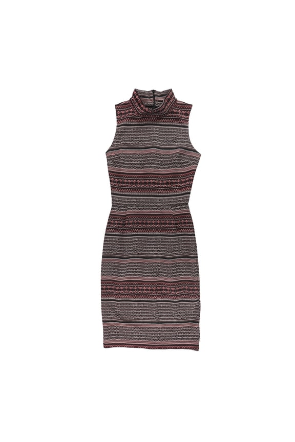 Womens Mock-Neck Bodycon Dress