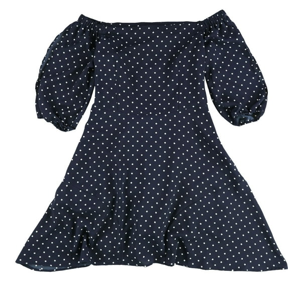 Bar Iii Womens Printed A-Line Dress