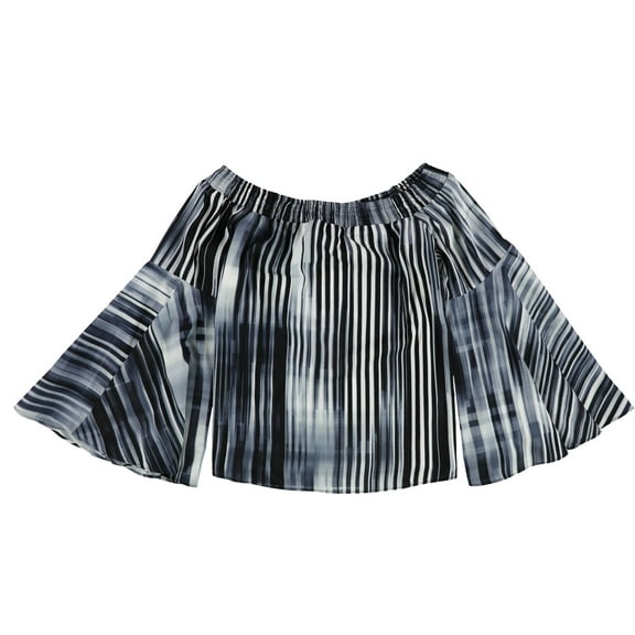 Bar Iii Womens Printed Knit Blouse