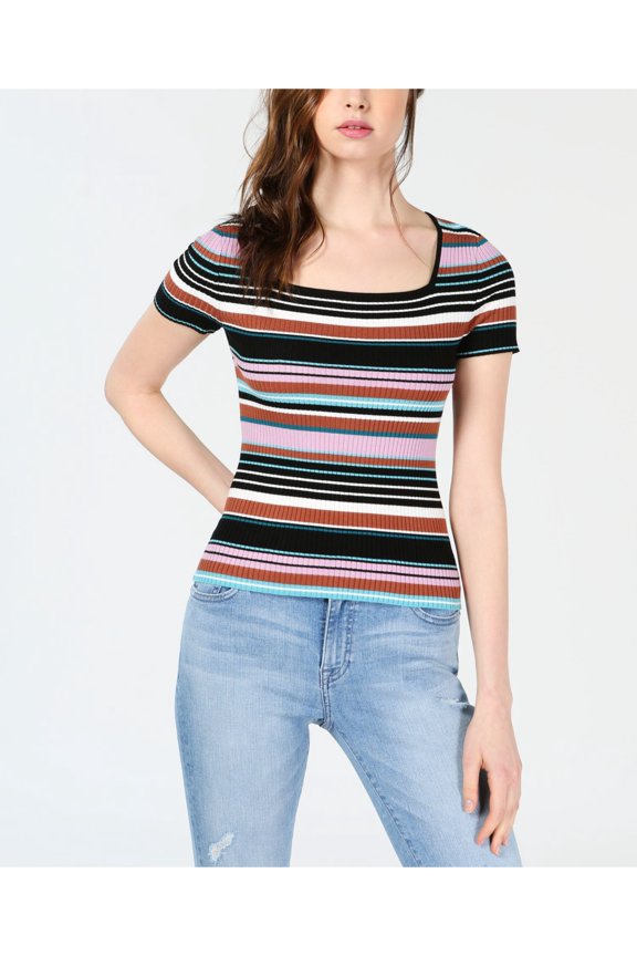 Womens Ribbed Pullover Blouse