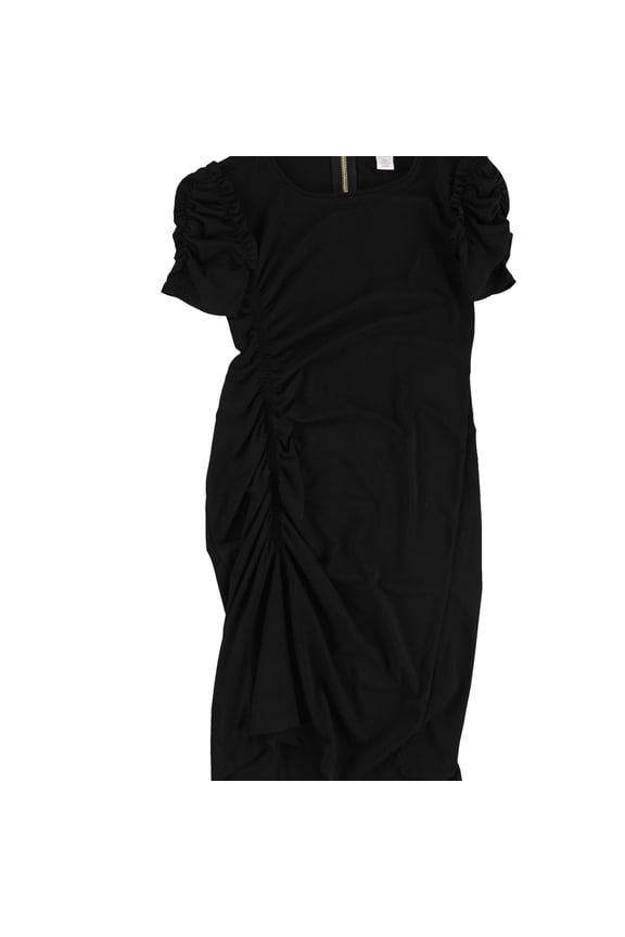 Womens Ruched A-Line Dress