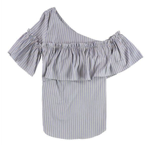 Bar Iii Womens Ruffled One Shoulder Blouse