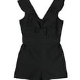 thumbnail image 1 of Bar Iii Womens Ruffled Romper Jumpsuit, 1 of 2