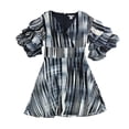 thumbnail image 1 of Bar Iii Womens Ruffled Sleeve Wrap Dress, 1 of 2
