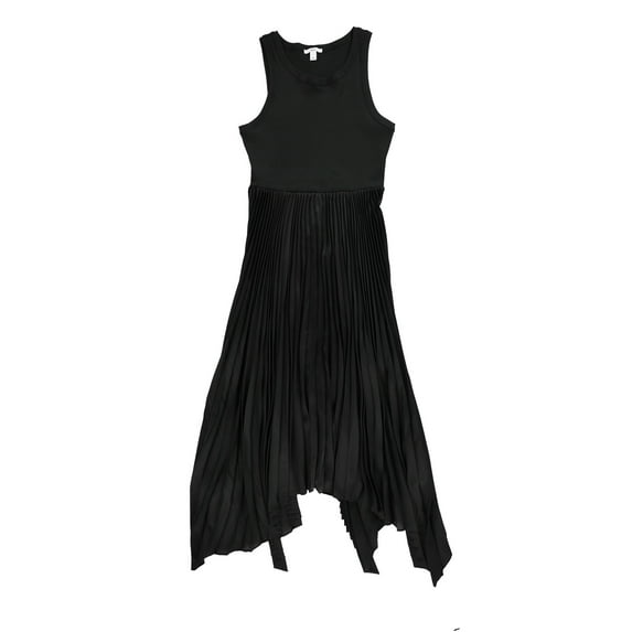 Bar Iii Womens Satin Pleated Dress