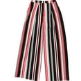 thumbnail image 1 of Bar Iii Womens Stripe Casual Wide Leg Pants, 1 of 2