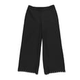 thumbnail image 1 of Bar Iii Womens Studded Hem Casual Cropped Pants, 1 of 1