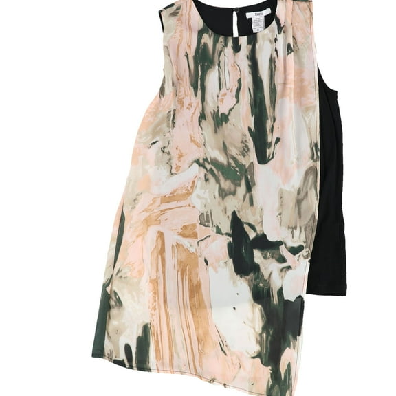 Bar Iii Womens Watercolor Tank Top