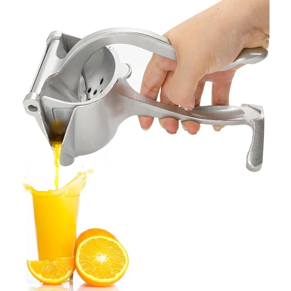 Bar Juicer, Fruit Juice Handheld Press Squeezer With Seed Filter, Heavy Duty Aluminum Alloy Hand Manual Extractor for Single Citrus Orange Pomegranates Apple Fruit Lemon Lime