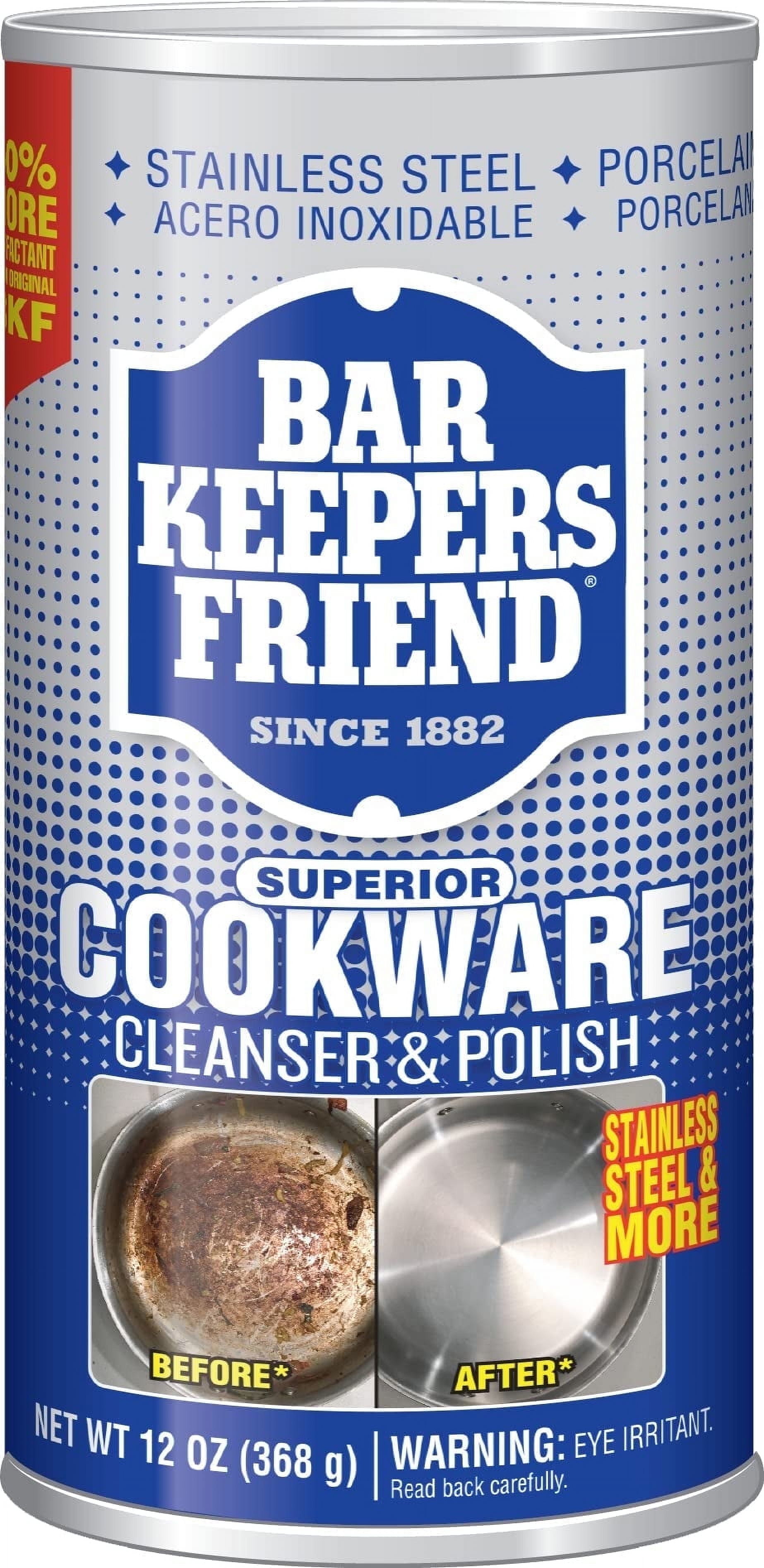 Bar Keeper's Friend COOKWARE CLEANER/POLISH 12 oz Can