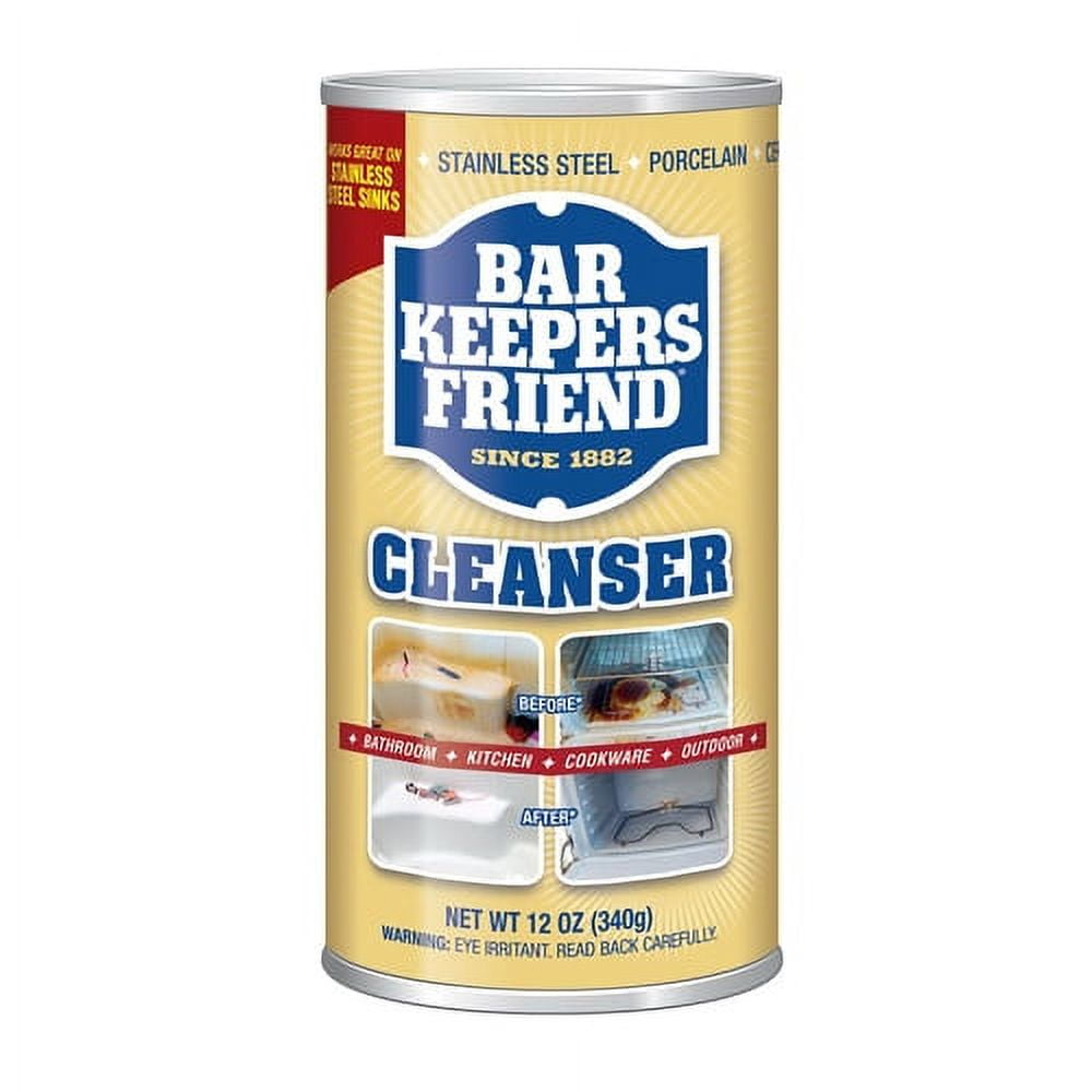 Bar Keepers Friend All Purpose Cleaner and Polish, 12 Oz, 3 Pack