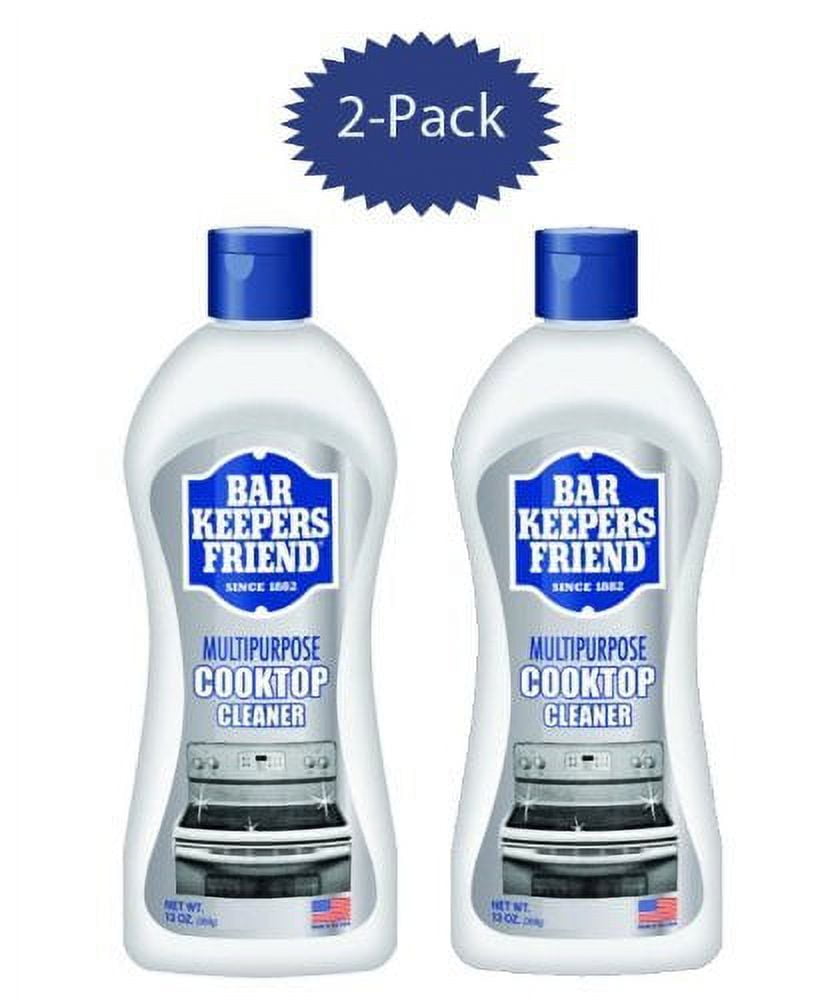 Bar Keepers Friend Cooktop Cleaner 13Ounce Bottle 2pk
