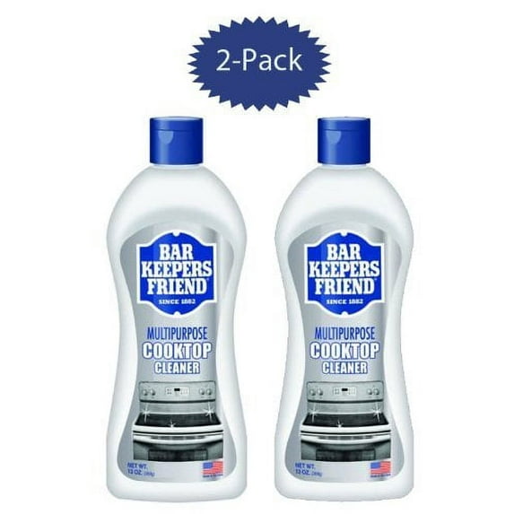 Bar Keepers Friend Cooktop Cleaner 13-Ounce Bottle 2pk