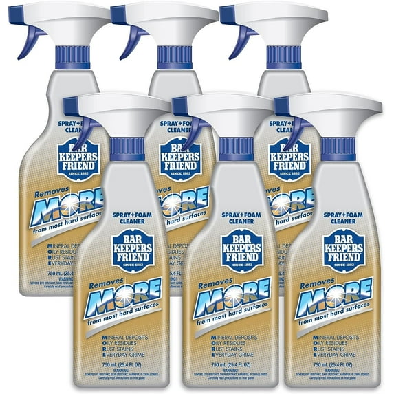 Bar Keepers Friend MORE Spray and Foam Cleaner - Household Cleaner - 25.4 fl oz