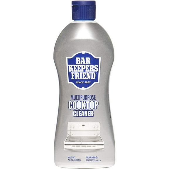 Bar Keepers Friend Multipurpose Cooktop Cleaner 13 oz - Liquid Stovetop Cleanser -