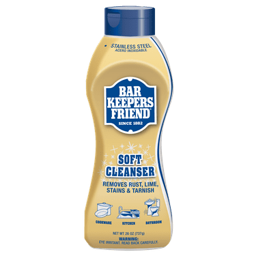Bar Keepers Friend Soft Cleanser, 26 oz Squeeze Bottle, Citrus, 6/Carton