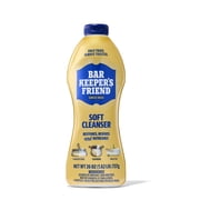 Bar Keepers Friend Soft Cleanser, 26 oz Squeeze Bottle, Citrus, 6/Carton