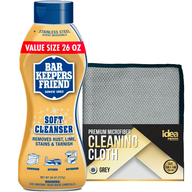 Bar Keepers Friend Soft Cleanser (VALUE PACK 26 OZ) Multipurpose