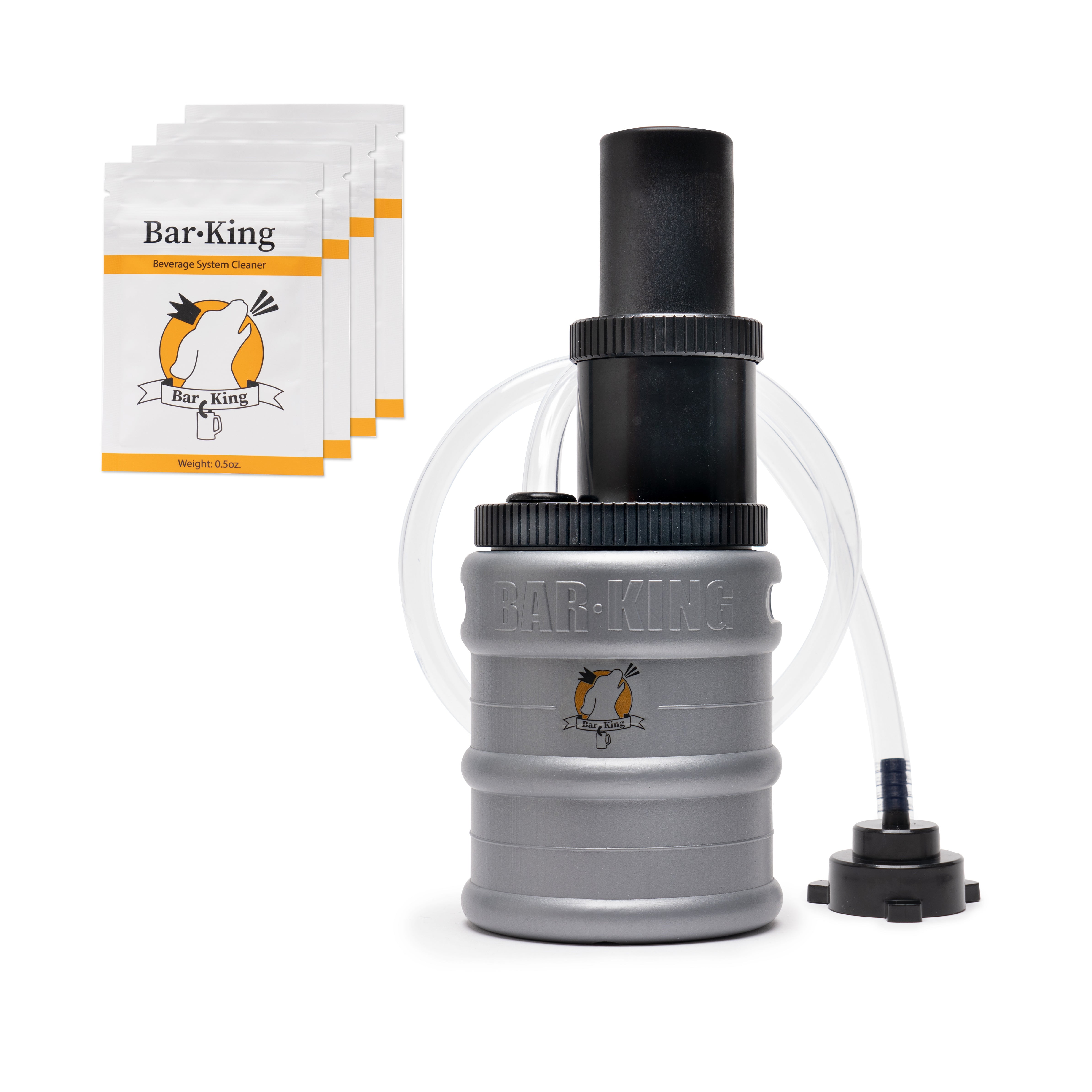 BarKing Home Brewing Draft Beer Line Cleaner Kit with Pump & Supplies