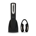 thumbnail image 1 of Bar Lux Black and Silver Electric Wine Opener - with Charging Base and Wine Foil Cutter - 1 count box, 1 of 10