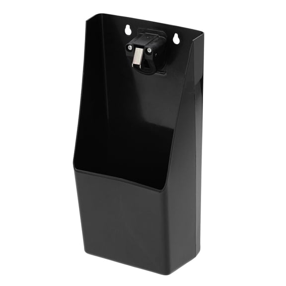 Bar Lux Rectangle Black Bottle Cap Catcher - with Bottle Opener - 8 1/4" x 5 1/2" x 3" - 10 count box